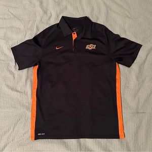 Oklahoma State Cowboys Nike Dri-Fit Sport Polo (Size Large)